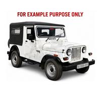 TOP MORBIDO CUCITO DELLA MIGLIORE QUALITÀ PER MAHINDRA THAR CRDe ROXOR - Nero