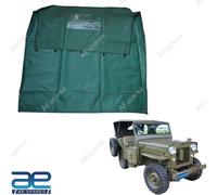 Top Morbido Verde Denim Per Willys Jeeps CJ2A CJ3A AEs