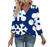 Top natalizio a maniche lunghe da donna camicetta da donna taglie forti tankini costumi da bagno due pezzi con cut-out pancia costumi da bagno con pantaloncini tuniche per la vita quotidiana regali di