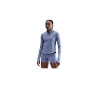 Top nike tempo swoosh run blu 1 4 di zip da donna