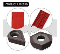 Top Notch 20PZ DCMT21 51 Inserti in Carburo per Tornio Porta Utensili Tornio