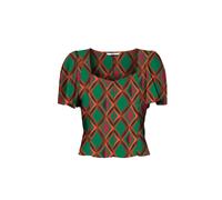 Top Only da donna a maniche corte, 100% poliestere, colore Verde Modello: 152...
