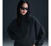 Top oversize con zip a metà lunghezza Dri-FIT Nike 24.7 ImpossiblySoft - Donna - Nero S (IT 40-42)