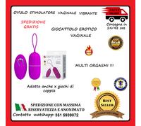 TOP Ovetto vibrante con telecomando vaginale wireless stimolante ovulo per donna
