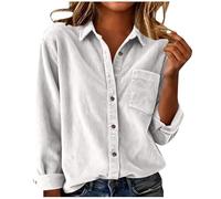 Top Paillettes Donna Scollo a V Canotta Con Paillettes Manica Lunga Cami Top Tinta unita Camicetta Top Sexy Vestito Festivo Gilet Elegante Y2k Abbigliamento Festa Scintillante Moda Maglione, bianco