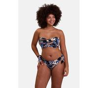 Top per bikini a fascia Fidji Nero 2 C Floreale