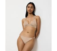 Top per bikini a triangolo Midnight Swim Beige 40B Tinta unita