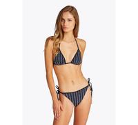 Top per bikini a triangolo TH Essentials Blu S A righe