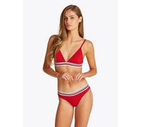 Top per bikini a triangolo TH Global Stripes Rosso L Tinta unita