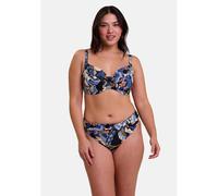 Top per bikini Fiji Nero 3 D Floreale