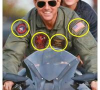 Top Pistola II Nawcwd Cpt. Pete “Maverick” Mitchell INSTRUCTOR'S 4-PATCH