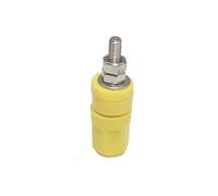 Top Post - Connettori terminali batteria, 30 pezzi, 4 mm, connettori jack a banana in puro rame, 20 A (giallo)