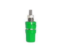 Top Post - Connettori terminali batteria, 30 pezzi, 4 mm, connettori jack a banana in puro rame, 20 A (verde)