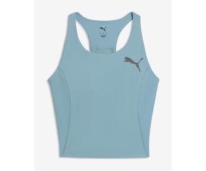 Top Puma LightSpeed Crop a spalline azzurro donna - M