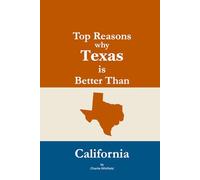 Top Reasons why Texas is Better Than California: A Blank Gag Book of Humor, Pride, Trash Talk & Rivalry Gift for Fans, Friends & Family of why Texas is Better Than California