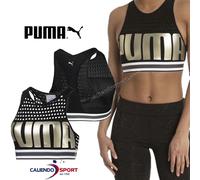 TOP REGGISENO PUMA 517091 01 NERO MID IMPACT SPORT MEDIO