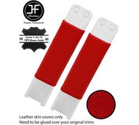 Top Rosso Grana Pelle 2X Ginocchio Pad Coperture Decorazione Per Toyota MR2 MK3