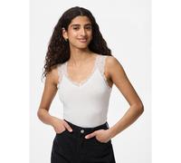 Top scollo a V Bianco XS Tinta unita