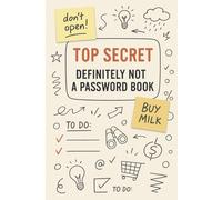 Top Secret: Definitely Not a Password Book
