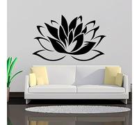 Top Selling Buddhismo Lotus Wall Stickers Soggiorno Rimovibile Art Vinyl Wall Decor Murales Decalcomanie 45x30cm