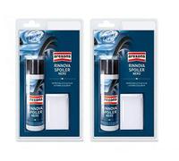 TOP SHOP Set 2 Arexons 8352 Rinnova Spoiler Paraurti, Nero, 125 ml Contro Invecchiamento e Scolorimento 2 Pezzi