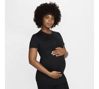 Top slim fit a manica corta Dri-FIT Nike (M) One (Maternità) - Donna - Nero L (IT 48-50)