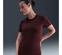 Top slim fit a manica corta Dri-FIT Nike (M) One (Maternità) - Donna - Rosso L (IT 48-50)