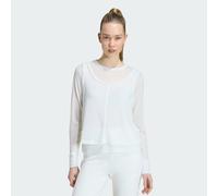 adidas Donna Soft Lux Sheer Long-Sleeve Shirt, off White, M