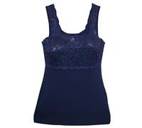 Top Sotto giacca modal pizzo donna Tramonte Canottiera Canotta spalla larga T798