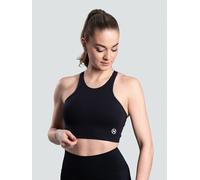 Top sportivo corto da donna BrainMax, nero Dimensione: L