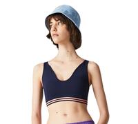 Top sportivo Lacoste - reggiseno da allenamento aderente, blu navy S