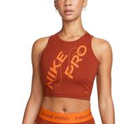 TOP SPORTIVO NIKE CROP TANK PRO GRX FB5261 832 ARANCIONE