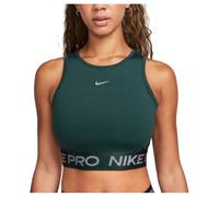 TOP SPORTIVO NIKE CROP TANK PRO SHINE FB5588 328 VERDE