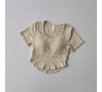 Top Sportivo Slim Fit A Maniche Corte Per Donne Con Spalline Fisse E Paracolpi