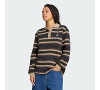 TOP STRIPE KNITTED POLO Black XL