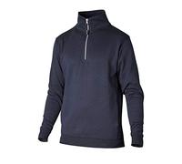 Top Swede 0102-02-04 - Felpa con zip, modello 0102, colore: Blu marino, taglia S