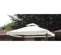 Top Telo Copertura di Ricambio per gazebo 3x3 MT con Airvent Originale Bianco