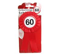 TOP TEN Fiocco di compleanno con 60 bottoni, con spilla di balia, distintivo per appendere o decorare feste