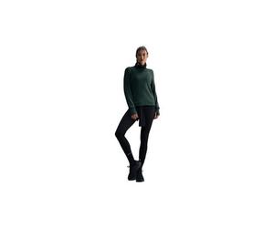Top termico 1 2 zip nike therma fit swift element green donna