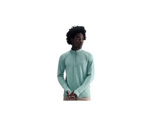 Top termico a 1 2 zip nike stride green uomo