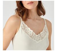 Top Thermolactyl Feminine Touch Grado 2 Bianco S Tinta unita