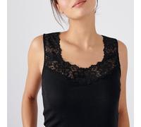 Top Thermolactyl Feminine Touch Grado 2 Nero S Tinta unita