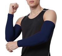 Top Tie 1 paio Manicotti a compressione Manicotti running uomo donna, Maniche per Braccio Manica di Compressione per calcio pallacanestro pallavolo