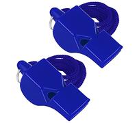 Top Tie 2 PCS Fischietti Pealess con Cordino Fischietti di Sicurezza di Emergenza per la Sopravvivenza del Bagnino Sportivo