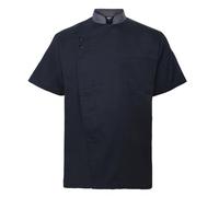 Top Tie Chef Giacca Professionale con Maniche Corte in Poliestere e Cotone Unisex, Giacca cuoco uomo