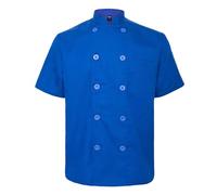 Top Tie Chef Giacca Professionale con Maniche Corte in Poliestere e Cotone Unisex, Giacca Cuoco Uomo