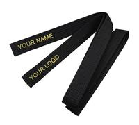 Top Tie Cintura da karate ricamata personalizzata, Cintura di grado per arti marziali TaeKwonDo Judo, Cinture judo personalizzate
