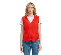 Top Tie Gilet da Uomo, Canottiera Unisex con Bottoni, Smanicato Gilet per commesso del supermercato e volontari