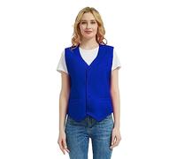 Top Tie Gilet da Uomo, Canottiera Unisex con Bottoni, Smanicato Gilet per commesso del supermercato e volontari