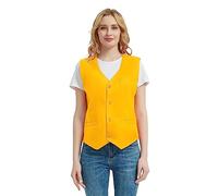 Top Tie Gilet da Uomo, Canottiera Unisex con Bottoni, Smanicato Gilet per commesso del supermercato e volontari